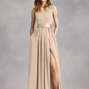 Champagne Vera Wang for DB Bridesmaids Dress Sz 6
